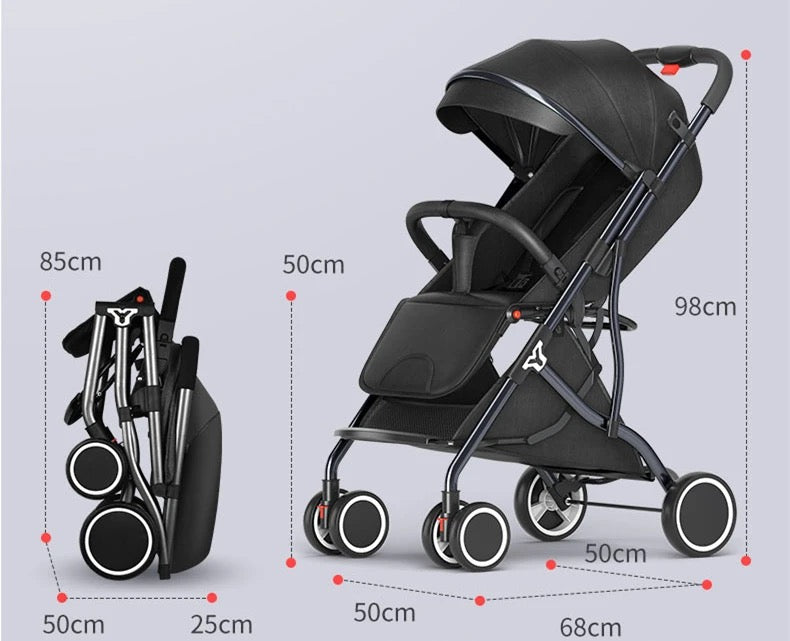 Legacy Lightweight Fold & Go Travel Stroller